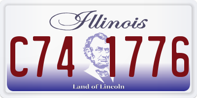 IL license plate C741776