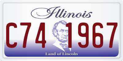 IL license plate C741967