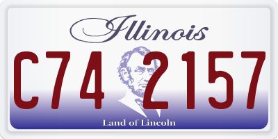 IL license plate C742157