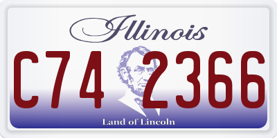 IL license plate C742366