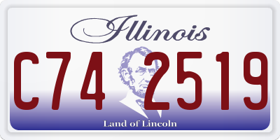 IL license plate C742519