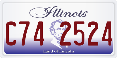 IL license plate C742524