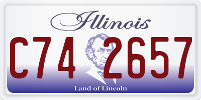 IL license plate C742657