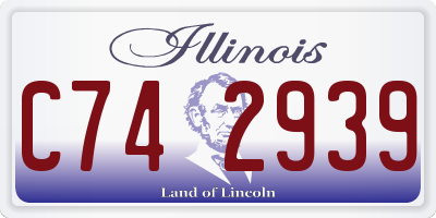 IL license plate C742939