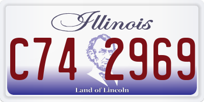 IL license plate C742969