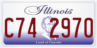 IL license plate C742970