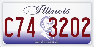 IL license plate C743202