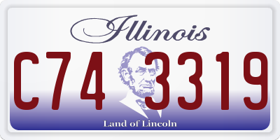 IL license plate C743319
