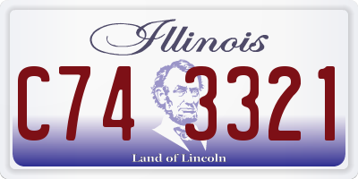 IL license plate C743321