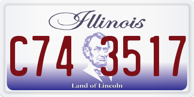 IL license plate C743517