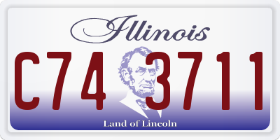 IL license plate C743711
