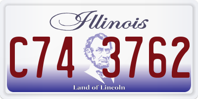 IL license plate C743762