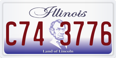 IL license plate C743776