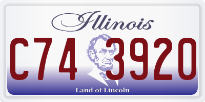 IL license plate C743920
