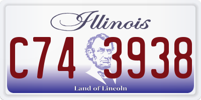 IL license plate C743938
