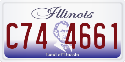 IL license plate C744661