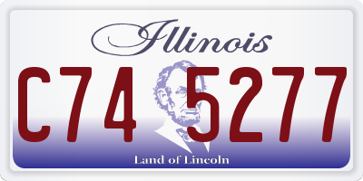 IL license plate C745277