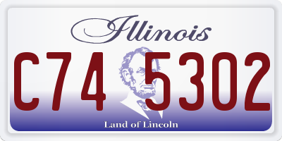 IL license plate C745302