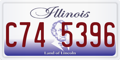 IL license plate C745396