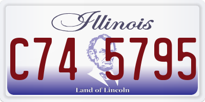 IL license plate C745795