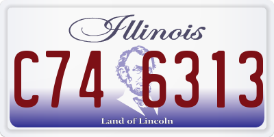 IL license plate C746313