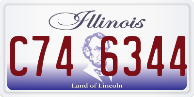 IL license plate C746344