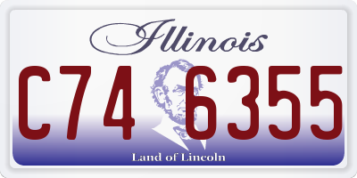 IL license plate C746355