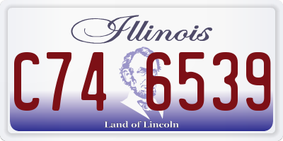 IL license plate C746539