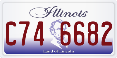 IL license plate C746682