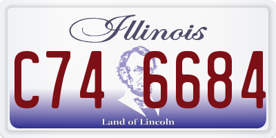 IL license plate C746684