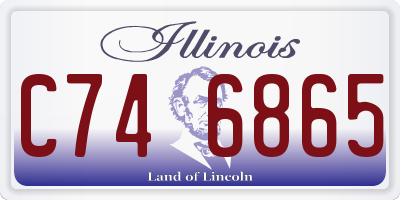 IL license plate C746865