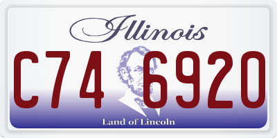 IL license plate C746920