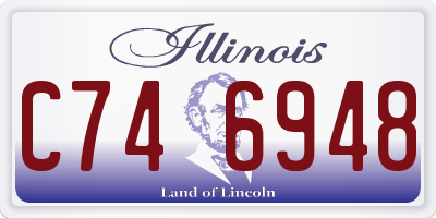 IL license plate C746948