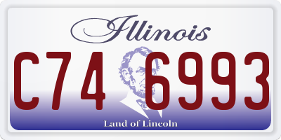 IL license plate C746993
