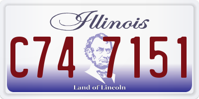 IL license plate C747151