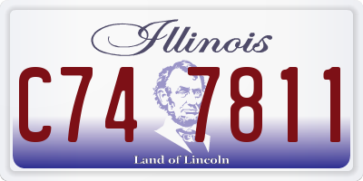 IL license plate C747811