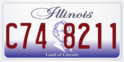 IL license plate C748211
