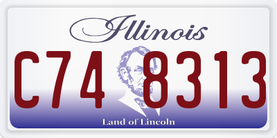 IL license plate C748313