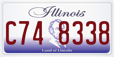 IL license plate C748338