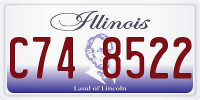 IL license plate C748522