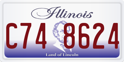 IL license plate C748624