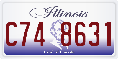 IL license plate C748631