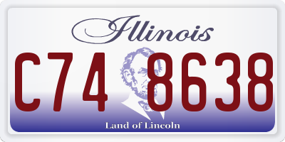 IL license plate C748638
