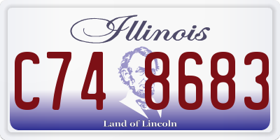 IL license plate C748683