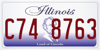 IL license plate C748763