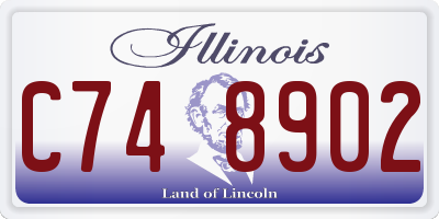 IL license plate C748902