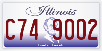 IL license plate C749002