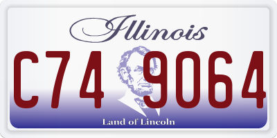 IL license plate C749064