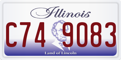 IL license plate C749083