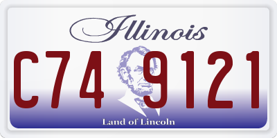 IL license plate C749121